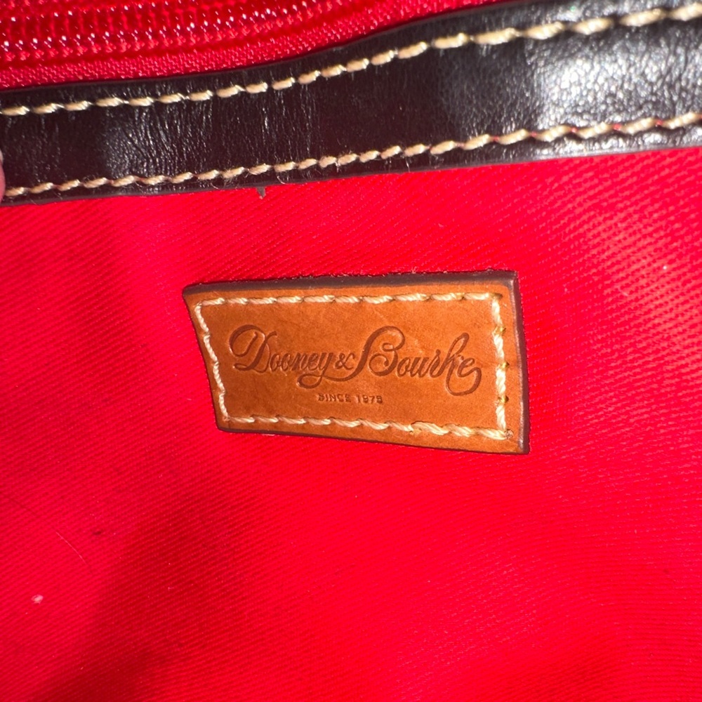 Dooney & Bourke Black Leather Shoulder Bag - Picture 7 of 7